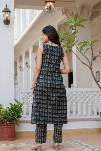 Viral Crafts Premium - Floral Printed Kurta with Pyjamas & Dupatta (VC-129)